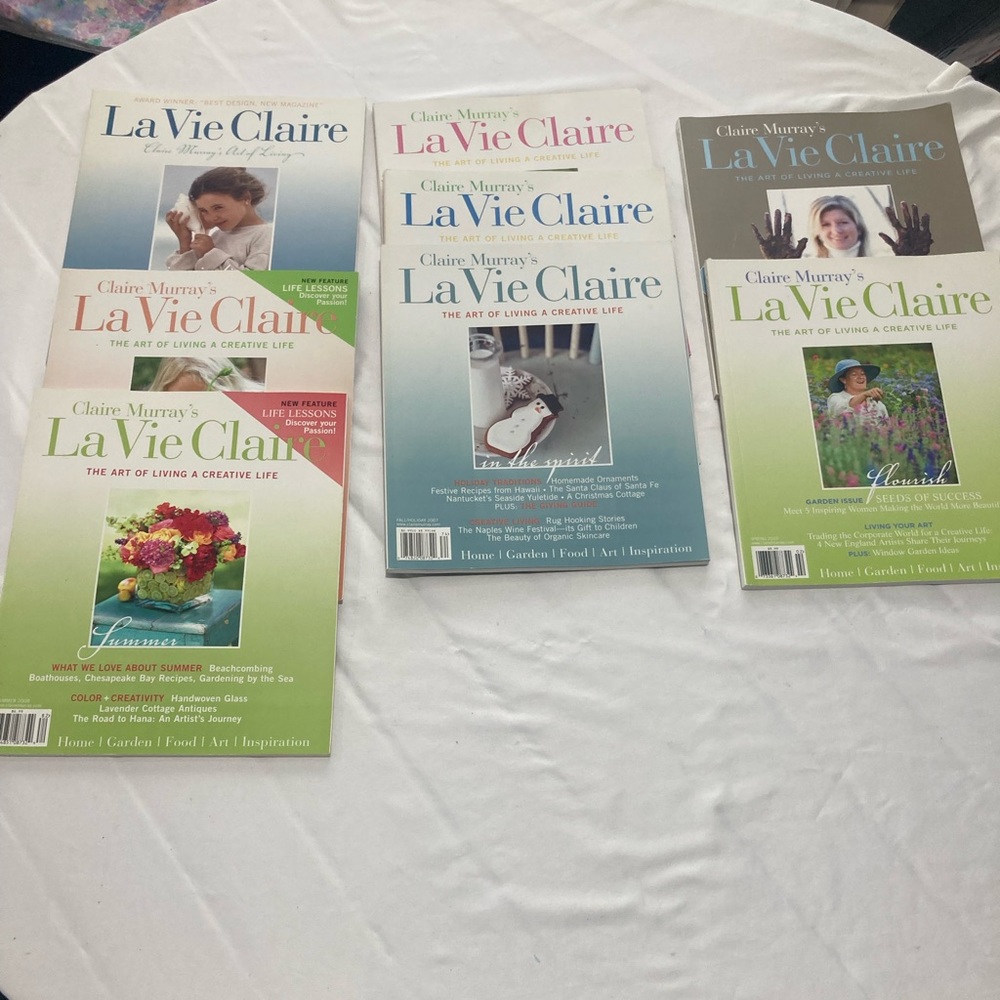 Claire Murray’s La Vie Claire magazines